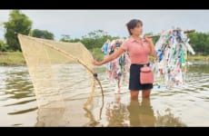 Best Survival Skills, Fish Trap In The River and How To Make Fishing Tubes From Bamboo