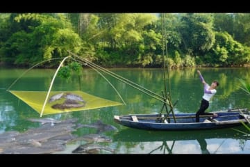 FULL VIDEO: Harvesting Fish, Longan, Melon, Squash Go To The Market To Sell - Building Farm Off Grid