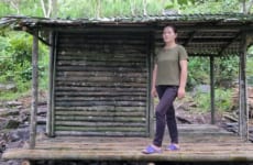 Make a bathroom out of bamboo