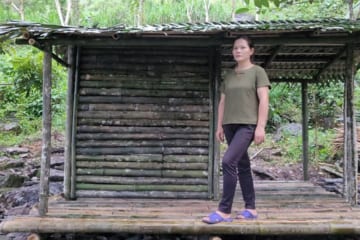 Make a bathroom out of bamboo
