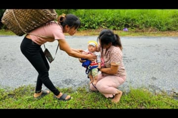 The poor mother was abandoned by her husband - I adopted the baby for them